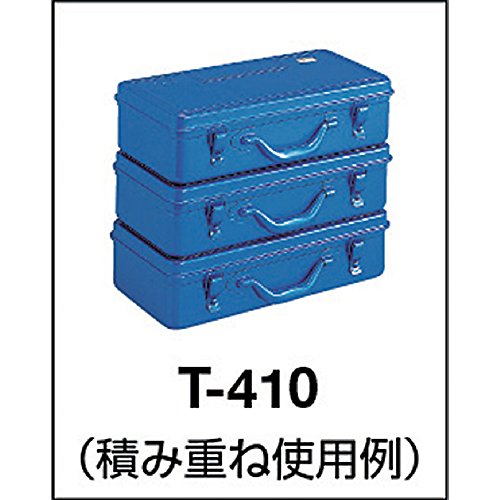 Trusco T-410 Trunk Tool Box, 16.5 X 8.7 X 4.3 Inches (418 X 222 X 110 Mm), Blue #TOP5