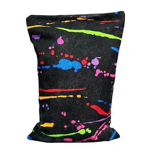 Rosin Bags for Extra Hand Grip | Pitching Rosin Bag for Baseball Tar | Tennis Rosin Powder | Dry Hands Pole Grip for Pole Dancing | Pine Rosin Powder for Bowling | 4 Oz Bag (Paint Streaks)