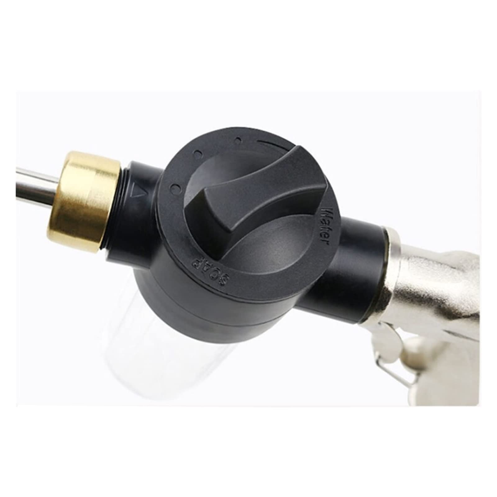 Tuin Water Sproeier Slang Mondstuk Hoge Druk Auto Wassen Metalen Water Spray Watering Irrigatie Gereedschap (Color : B, Size : Small