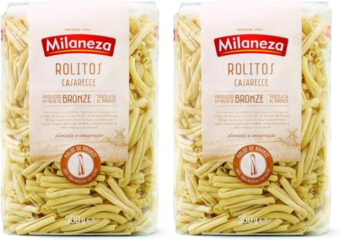 Milaneza Casarecce 500 G, Pasta (Paquete de 2)