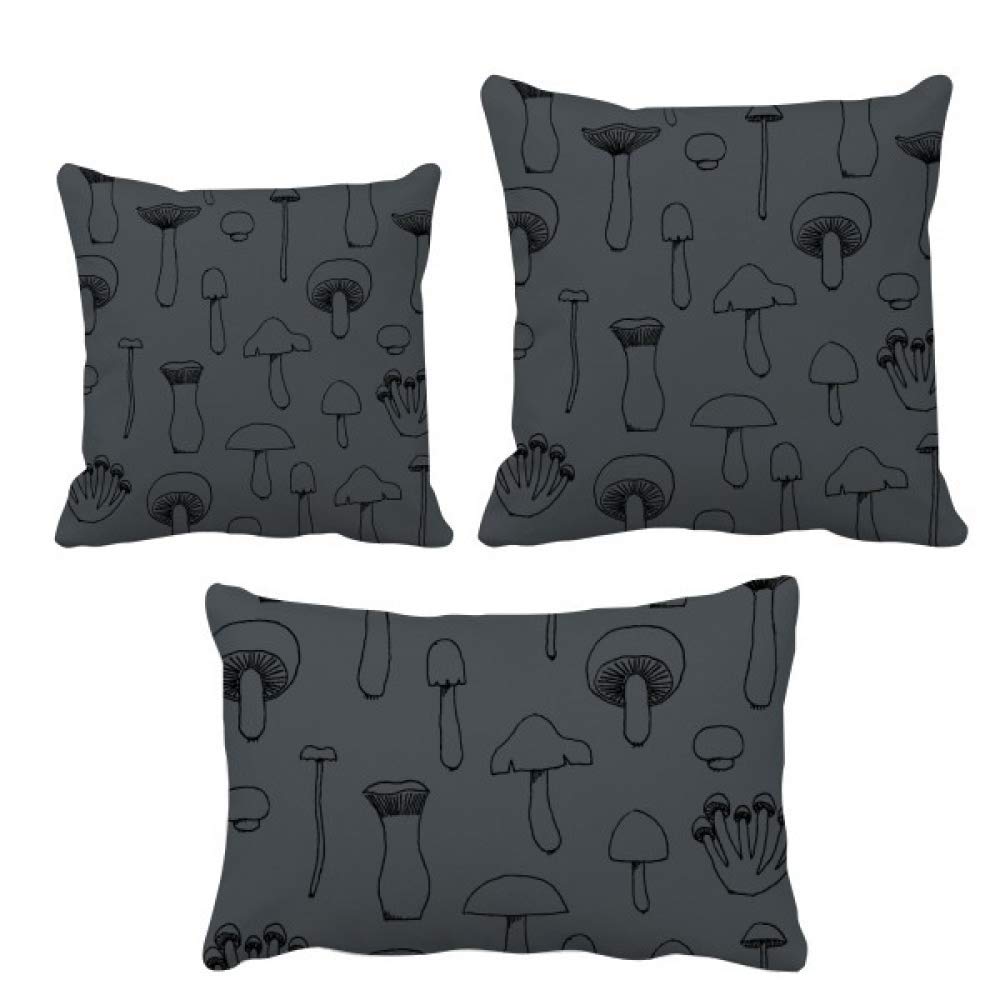 Housse de coussin champignon pour raviver un canapé fatigué