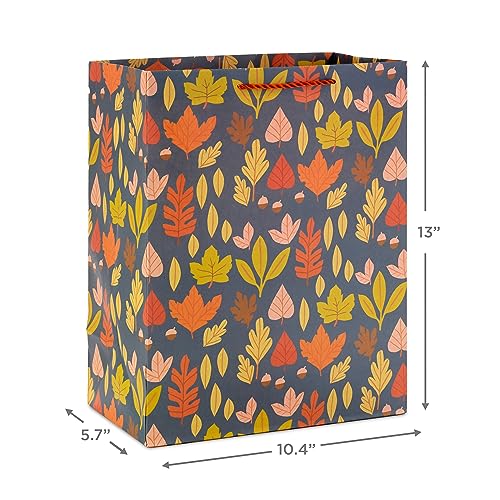 Hallmark-13-Large-Fall-Gift-Bag-Bundle-3-Bags-Orange-and-Tan-Plaid-Leaves-Grateful-Wreath-for-Thanksgiving-Friendsgiving-Bosss-Day-Clergy-Appreciation-Grandparents-Day Hallmark 13 Large Fall Gift Bag Bundle 3 Bags Orange and Tan Plaid Leaves Grateful Wreath for Thanksgiving Friendsgiving Bosss Day Clergy Appreciation Grandparents Day