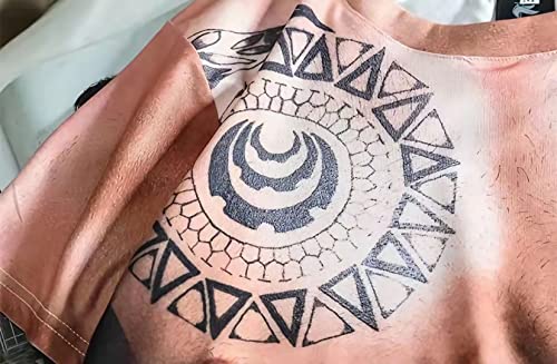 Fashion 3D Muscle Printed Men's Short Sleeve T-Shirt Casual Funny Pattern Men's Short-Sleeved Shirt T-Shirt3