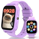 Smartwatch Bambini, 1.83" Orologio per Bambino Bambina con Contapassi, Monitor del Sonno, 18 Giochi, Sveglia, Impermeabile IP68 Fitness Tracker, Smartwatch per Bambini Regali per Ragazze e Ragazzi