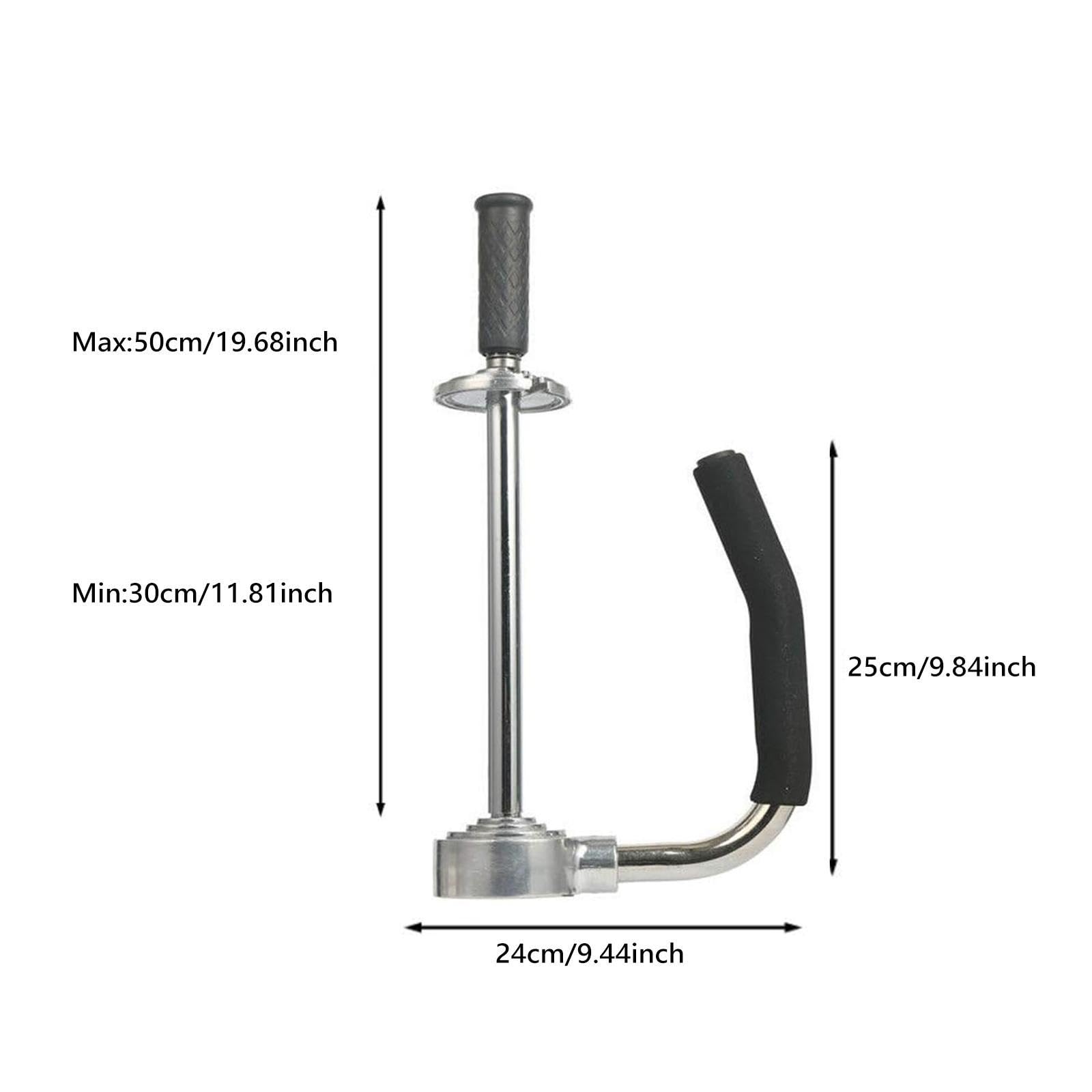 Paletizador Manual Dispensador Portátil Máquina Herramienta Film Palet con Ajuste de Altura de 30cm a 50cm Y Material de Hierro Apto para Almacenes Lo, PLATA