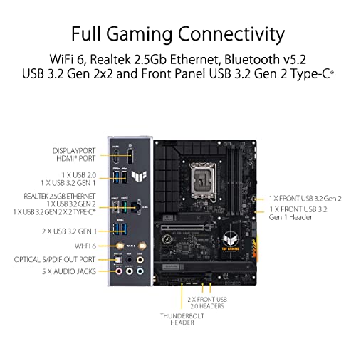 Asus TUF Gaming B760-PLUS WiFi D4 New BIOS - Scheda madre - Immagine 5