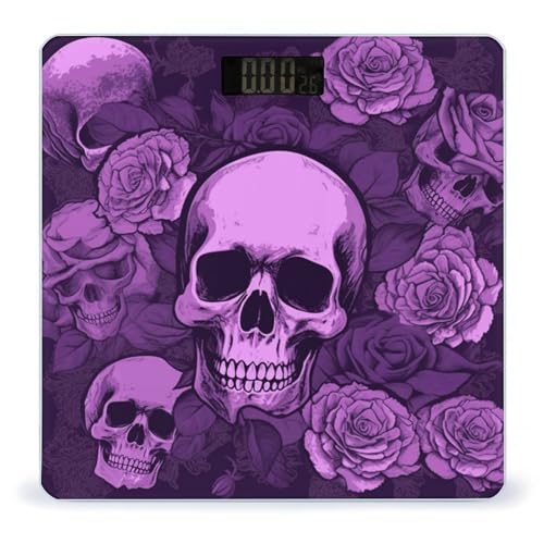 Balanza Digital de Baño con Pantalla LCD y Vidrio Templado