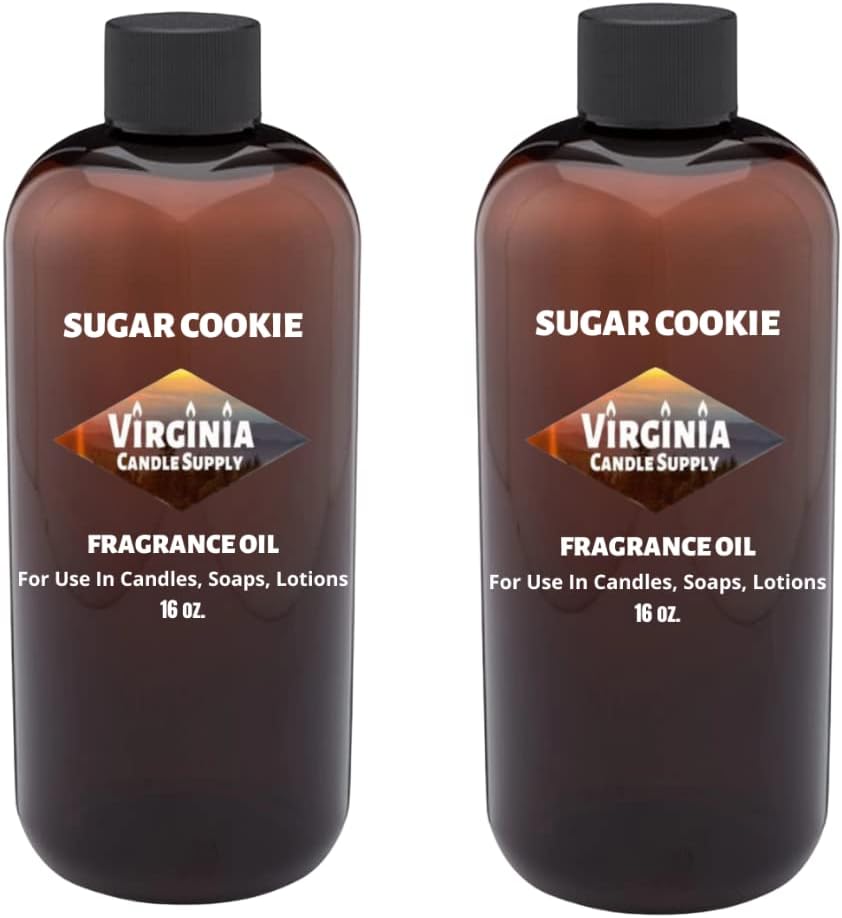 Sugar Cookie Fragrance Oil (Our Version of The Brand Name) (32 oz Bottle) for Candle Making, Soap Making, Tart Making, Room Sprays, Lotions, Car Fresheners, Slime, Bath Bombs, Warmers……