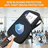 Family Passport Holder for 4,5, Large Rfid Blocking Passport Holder Wallet, Travel Document Organizer Waterproof with 9 Credit Cards Slots for Men & Women (Large, Black) - Image 6