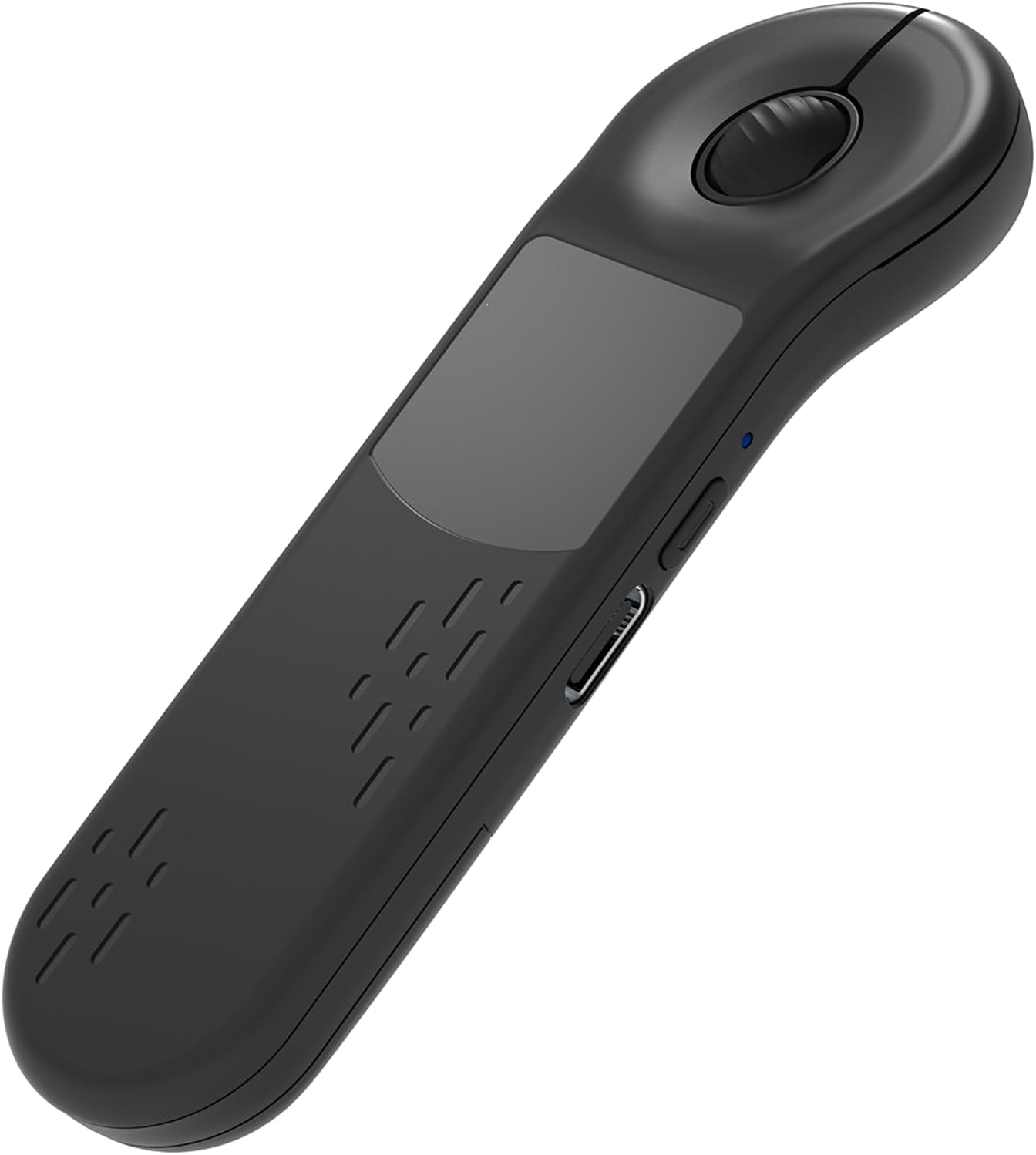 Air Mouse Bluetooth Rechargeable Presenter with Touchpad, Remote Control for PowerPoint/Keynote/TikTok/Camera/Kindle App, Applicable for PC/iOS/Android (Black)