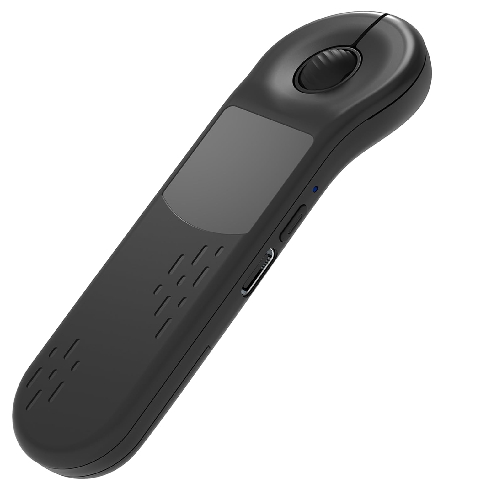 Air Mouse Bluetooth Wiederaufladbarer Presenter mit Touchpad, Fernbedienung für PowerPoint/Keynote/TikTok/Kamera/Kindle App, Anwendbar für PC/iOS/Android (Schwarz)