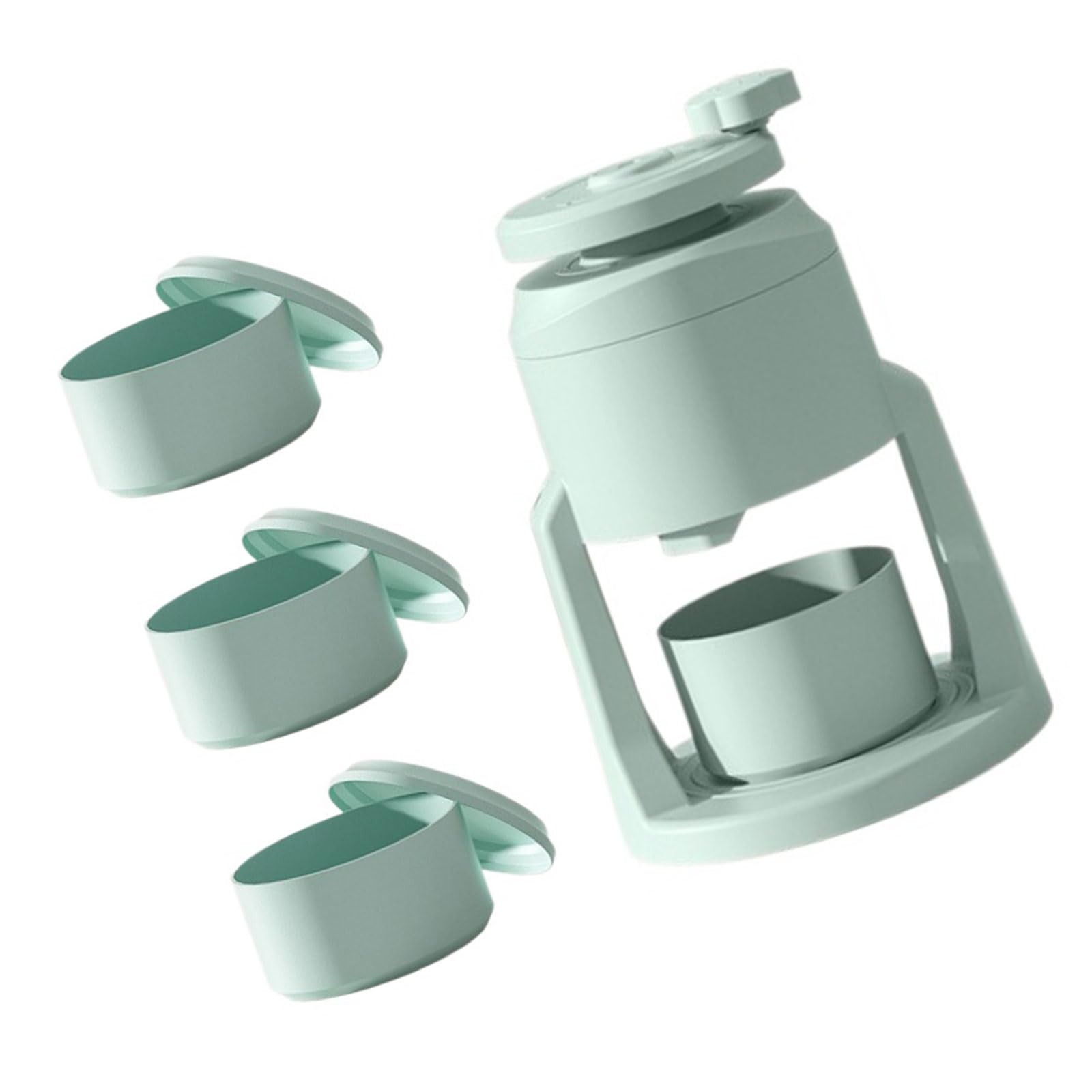Vdaxvme Manual Ice Shaver Device for Homemade Chilled Treats and Slushies with Comfortable Handle and Removable Container Home Shaver