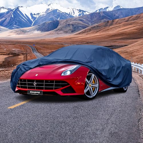 Image of Kaugung Heavy Duty Car Cover Custom Fit Ferrari F12 (2012-2017),Waterproof All Weather Resistant Outdoor Sun Rain Dust Snow Protection with Anti-Theft Lock.(USA Warehouse,Within 3-7 Days)