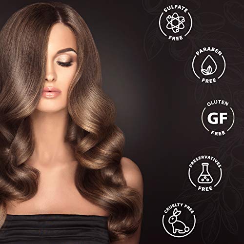 Nuspa Argan Oil With Shampoo And Conditioner Set - Color Safe Treatment, Uv Protection, Intense Moisturizing For Dry, Damaged, Frizzy, Volumizing For Thin Hair 20Ml #TOP2