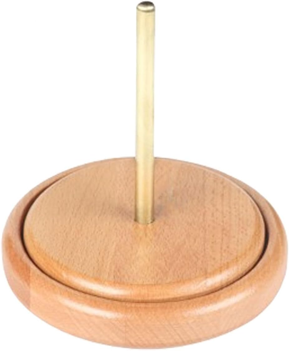 Flygragon Yarn Holder for Crocheting, Wooden Yarn Ball Holder, Yarn Holder Spinner Yarn Spindle Dispenser for Crocheting and Knitting Lovers, Smooth Rotation