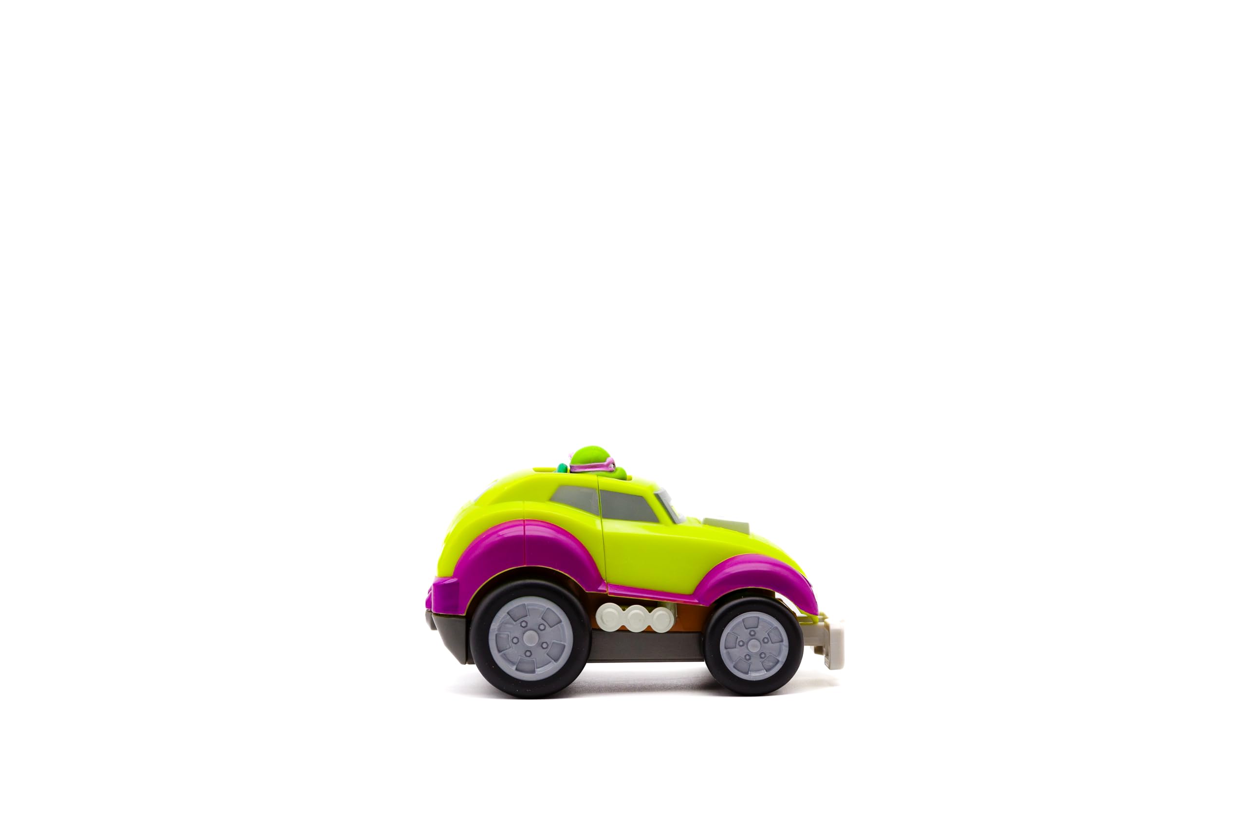 Teenage Mutant Ninja Turtles Toy, Donatello Shell Smashers, Light-Up Rev-Up Crash Vehicle with Smash & Reveal Action, Classic Edition, For kids ages 5+