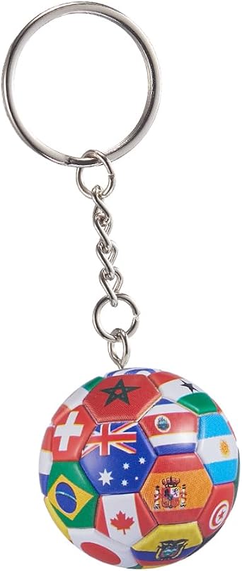 KCKEYS Soccer Ball Keychain, Football World Cup Key Chain,Man's Backpack charm Pendant keychains