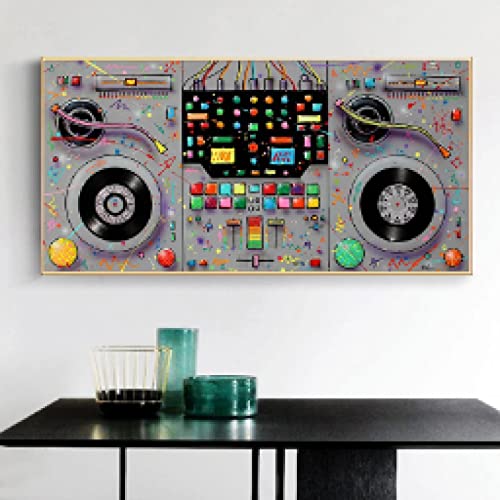 Affiches et impressions sur toile musique abstraite déco grand format salon
