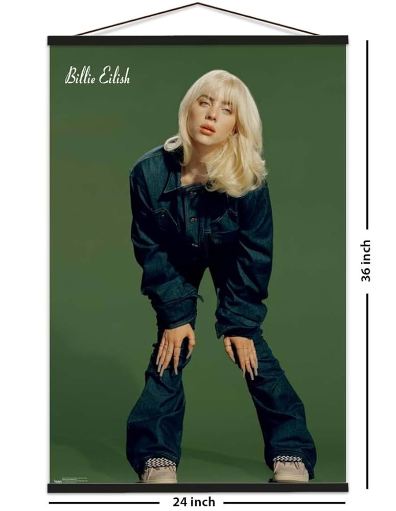 Amazon.com: Billie Eilish - Denim Poster - Officially