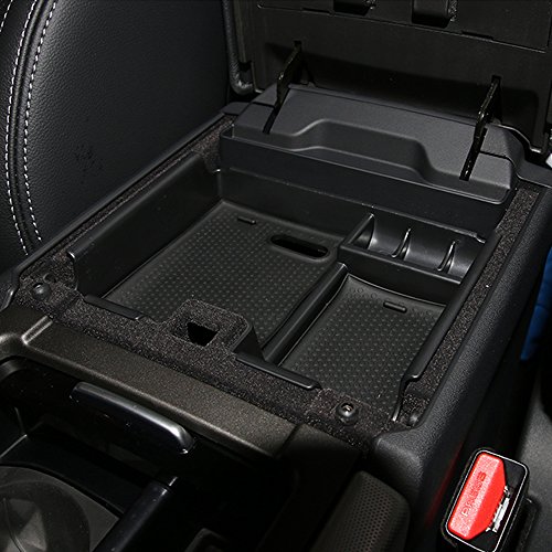 2014 range rover evoque - etopmia Central Armrest Storage Box Car Organizer Container Tray accessories fit for Land Range Rover Evoque 2014-2016