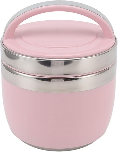 Miniatura 9 de Lonchera Bento de acero inoxidable 304 de 1.5 litros, cajas Bento térmicas, juego de tazones Bento de viaje, caja portátil de conservación de