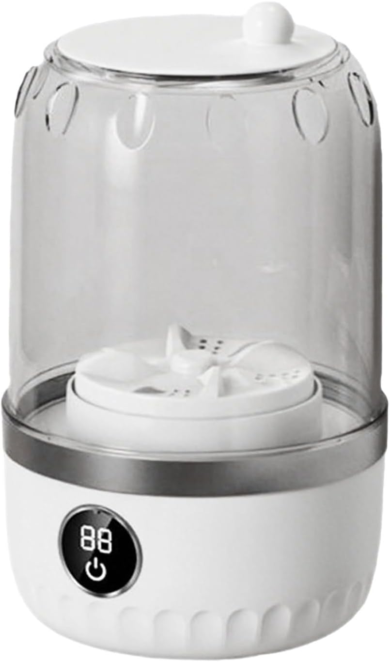– Portable Mini Washing Machine | 1L Small Washing Machine | Compact Laundry Appliances for Clothes Socks Underwear Apartments Camping Hotels Travel
