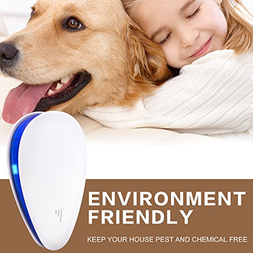 6 Packs Ultrasonic Pest Repeller, Electronic Pest Repellent Plug in Indoor for Insects, Spiders, Mices, Roaches, Mosquitoes, Bugs, Flies, Eco-Friendly, Human & Pet Safe by Yuoolife - Image 4