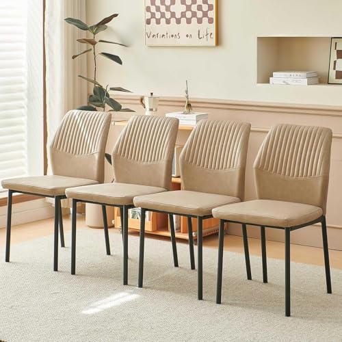 Pandolfini Beige PU Leather Set of 4