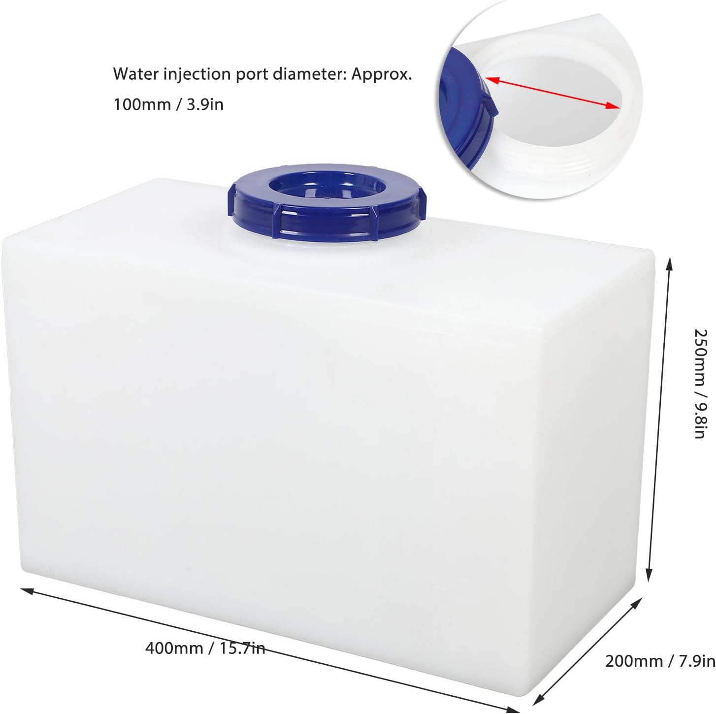 RV Holding 5 Gallon Large Capacity Sealed Design Compatible with Trailers Campers Boats and Yachts