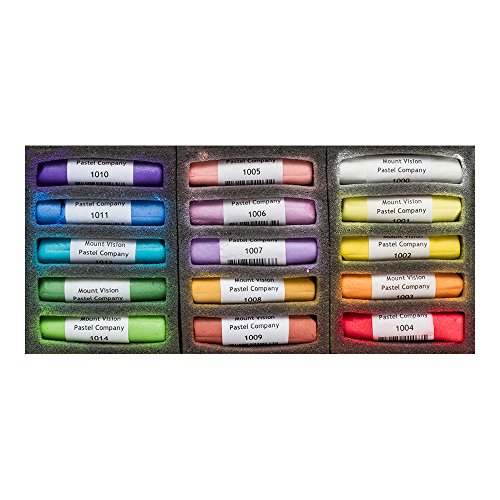 Mount Vision Soft Pastel : Set of 15 : Iridescent Colours
