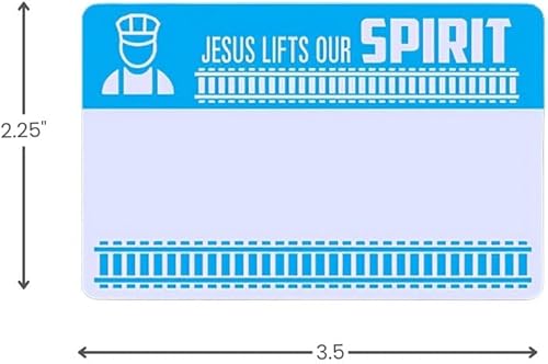 Miniatura 2 de Railroad VBS Name Tas - 1 rollo con 100 pegatinas - VBS Supplies