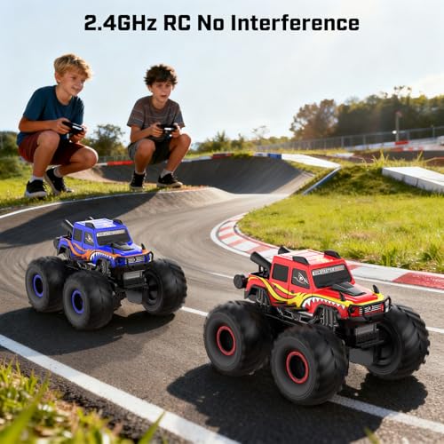 image for WayEee Remote Control Car Toys for Kids 6+, RC Car Waterproof Monster 