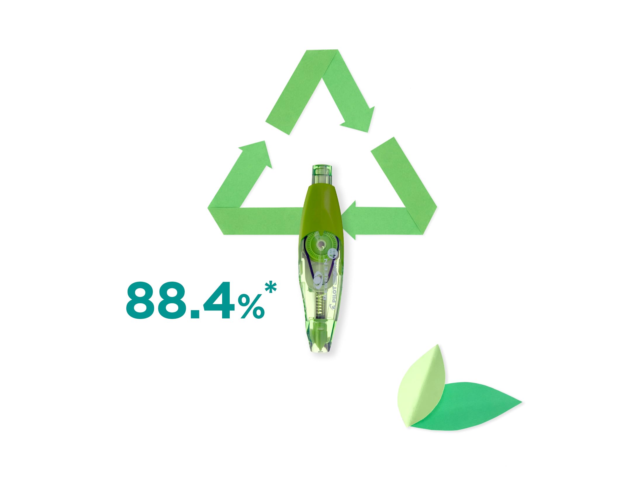 PILOT - Zestaw 10 wkładów Whiteline RT + 10 wkładów - Korektory do wielokrotnego napełniania i chowania - Wykonane z plastiku pochodzącego z recyklingu - Idealny do biura i szkoły - Natychmiastowa