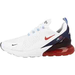Amazon.com: Nike Zapatillas Air Max 270 Blanco/Rojo-Midnight Navy Hombre  Talla 9, Blanco Chile Rojo Midnight Navy : Ropa, Zapatos y Joyería