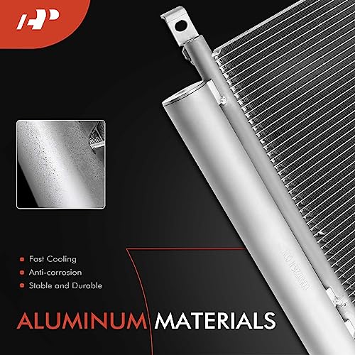 A-Premium Air Conditioning A/C Condenser Compatible with Chevrolet Camaro 2010-2011 3.6L 6.2L by A-Premium - Image 2
