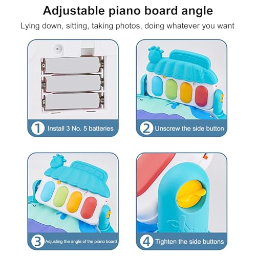 Tapis de jeu sensoriel 5 en 1 cadeau de naissance idéal