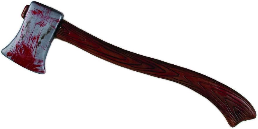 Fun World 24 Inch Bloody Axe Decoration | Scary Halloween Decorations