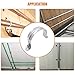 3Inch Two Hole Stainless Steel U-Tube Clamp Connecting Ring Hose Clamp-Bracket Stainless Steel Tube Strap Tension Clip-Heavy Duty Rigid Pipe Strap Clamp For Inner Diameter 3Inch Water Pipe 5Pcs (95mm)