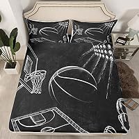 Set Lenzuola Hockey Su Ghiaccio – Morbida Microfibra Con Tasca Profonda 40 Cm – Singolo, Matrimoniale, King – Regalo Sport Invernali