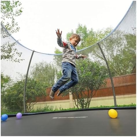 Trampoline Enclosure Safety Net, Durable Protective Barrier for Indoor and Outdoor Use, Ensures Safe Bouncing Experience