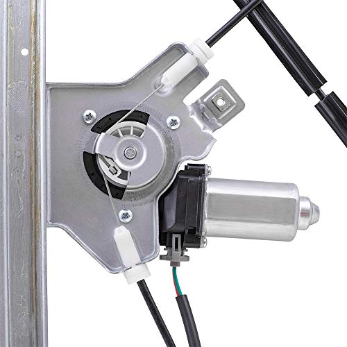 Brock Replacement Passengers Rear Power Window Lift Regulator With Motor Assembly Compatible With 04-08 F150 Crew Cab Mark Lt Pickup Truck 6L3Z1627000Aa #TOP3