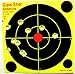 60 Pack - 6" DayGlo Yellow Adhesive Reactive Splatter Targets - Glowshot - Gun and Rifle Targets