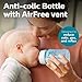 Philips AVENT Anti-Colic Baby Bottle with AirFree Vent Newborn Gift Set with Snuggle, Blue, SCD307/03