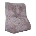 Johnear Coussin de dossier en coton imprimé, coussin de lecture, coussin pour lit, canapé, voiture, dossier, coussin lombaire, coussin de télévision