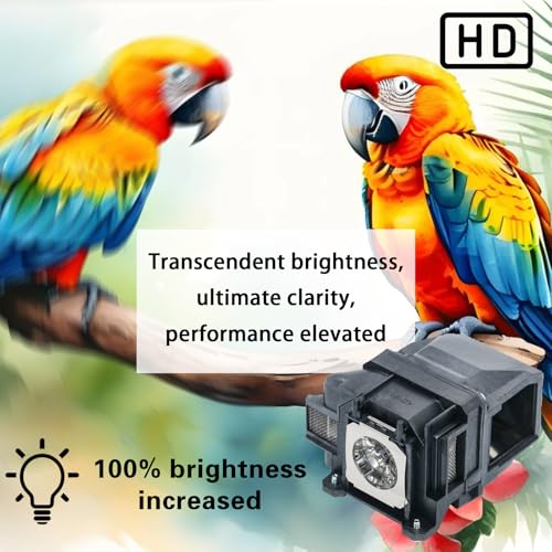 Image of V13H010L88 Replacement Projector Lamp Bulb for Epson ELPLP88 PowerLite Home Cinema 1040 2040 2045 740HD 640 EX3240 EX7240 EX9200 VS240 H719A EB-U04 EX7240 EX3240 VS240 EB-U04 with Housing