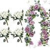 Set Of 6 Bridesmaid Bouquets For Wedding - 7 Inch Artificial Bridesmaid