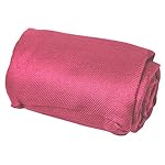 Cloudz Cozy Compact Airplane Travel Blanket for Your Flight, Car, Camping, Home or Comforting Warmth Anywhere! - Light Pink - Image 4
