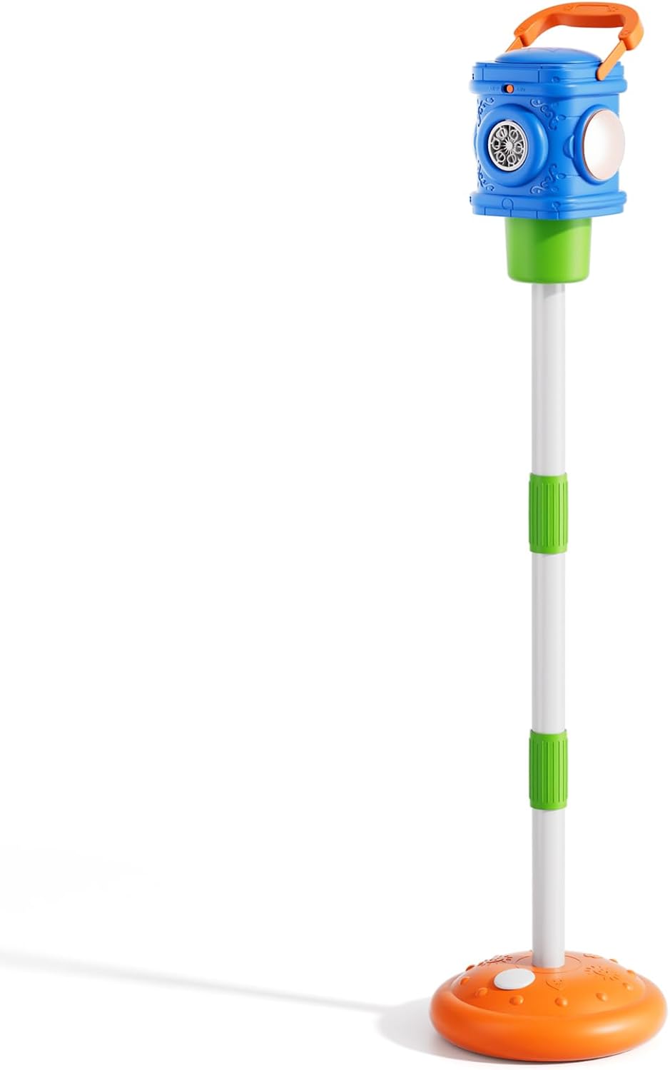 2-in-1 Remote Street Lamp Bubble Machine for Kids 3-6 4-8 Years Old, Summer Outdoor Bubble Maker Toys with Lights for Boys and Girls 3 4 5 6 7 8+ Birthday Wedding Party Gifts