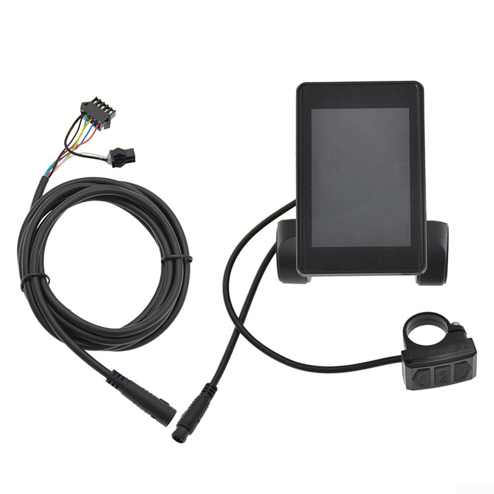 SPORTARC Écran LCD - Instrument de contrôle de vitesse de couleur - Affichage de vitesse LCD à six cœurs pour vélo électrique - Avec USB 24 V/36 V/48 V