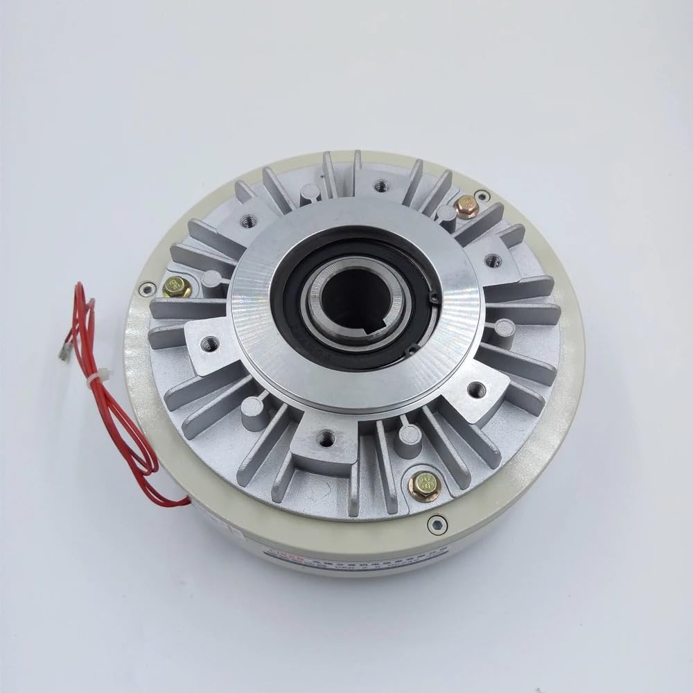 25NM Magnetic Powder Brake with Hollow Shaft 25mm Center Distance 90mm DC24V 1500RPM Max Speed for Packaging Machinery